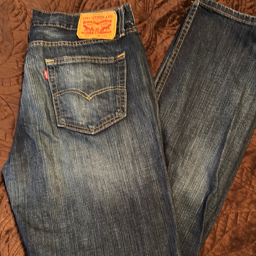 Levi's Men's 514 Blue Jeans, 34x34